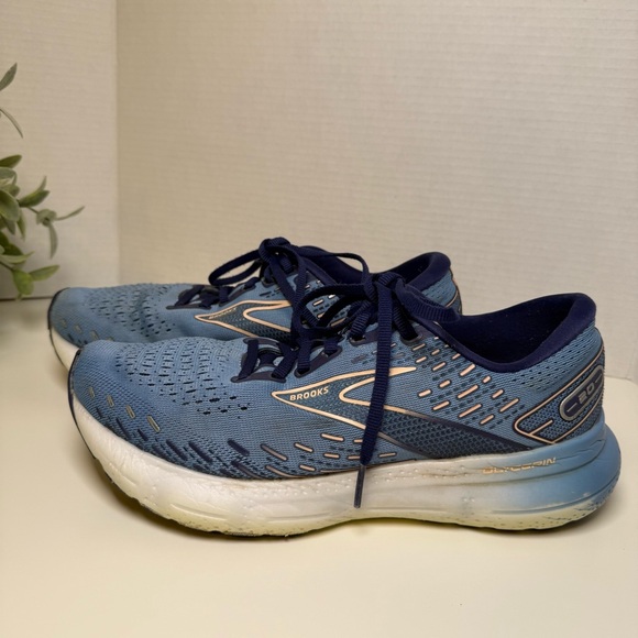 Brooks Women's Glycerin 20 Blue/White Running Shoes Sneaker Size 9.5B Activewear - Picture 8 of 16